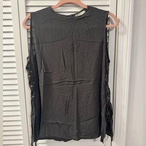 Olive Green Top Perfect for Work